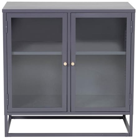 Svea - Noma vitrinekast - 85 x 85 cm - grijs