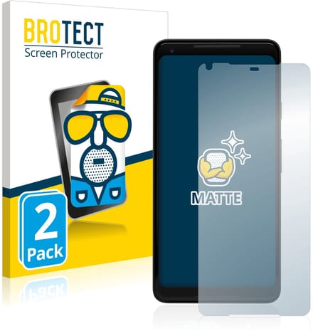 BROTECT - Screenprotector voor Google Pixel 2 XL - Folie Beschermfolie matte 2 Stuks
