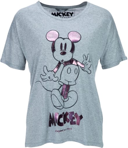 Princess goes Hollywood • grijs Mickey t-shirt • maat 36