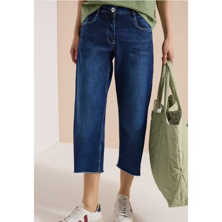 3/4 Wide Legs jeans in Loose Fit