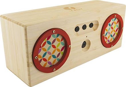 Bluetooth Speaker met Geïntegreerde Microfoon en Handsfree Functie - Duurzaam Bamboe Design