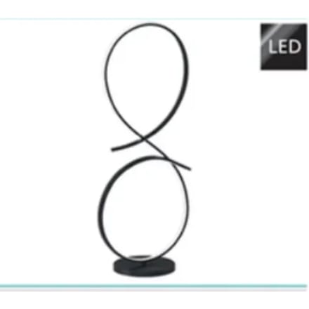 EGLO Serpins Vloerlamp - LED - 107 cm - Zwart|Wit