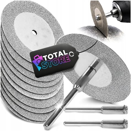Vorfaal - Diamant Doorslijpschijf - Set van 10 - 40mm Diameter - Geschikt voor Mini Slijpmachines
