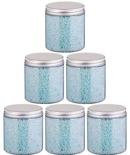 Badkaviaar Hamam - 200 gram - met aluminium deksel - set van 6 Stuks - bad parels voor in bad