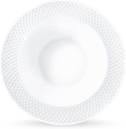 Wilmax - Diep Porseleinen Bord - 22,5 cm - Set van 2 - Wit