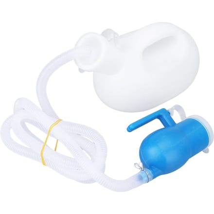 Bouteille d'urine de 2000ml, grande capacité, bonne étanchéité, épaisse, Portable, pour pipi, pour la maison et l'hôpital blanc