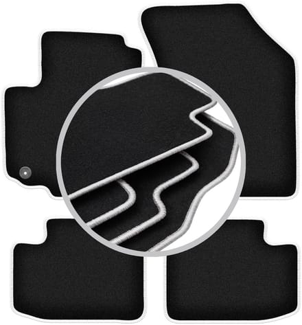 CARLUX-SILVER automatten voor: Fiat Sedici hatchback (2006-2014)