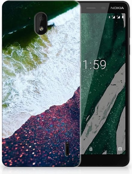 Nokia 1 Plus TPU Hoesje Sea in Space