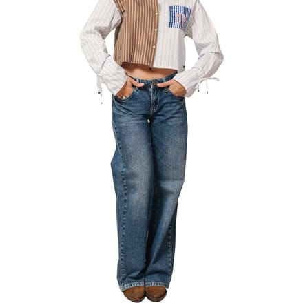 Vrouwen wide leg jeans Freeman T Porter Agatha