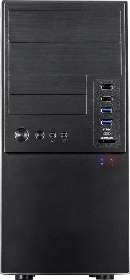 Inter-Tech IT-6865 - Case - Tower - Zwart
