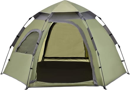 Tent Nybro automatisch 240x205x140 cm donkergroen
