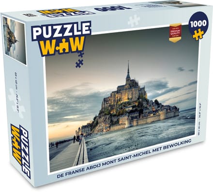 Puzzel Kasteel - Frankrijk - Zee - Legpuzzel - Puzzel 1000 stukjes volwassenen