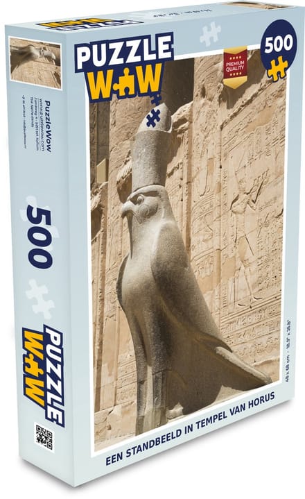 Puzzel Een standbeeld in tempel van Horus - Legpuzzel - Puzzel 500 stukjes