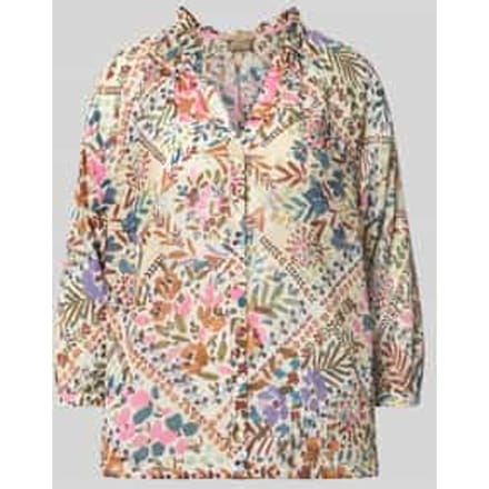 relaxed fit blouse van puur katoen