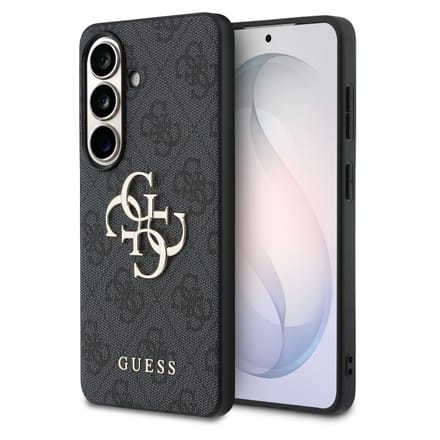 Guess 4G Metal Logo Backcover voor de Samsung Galaxy S26 Plus - Zwart