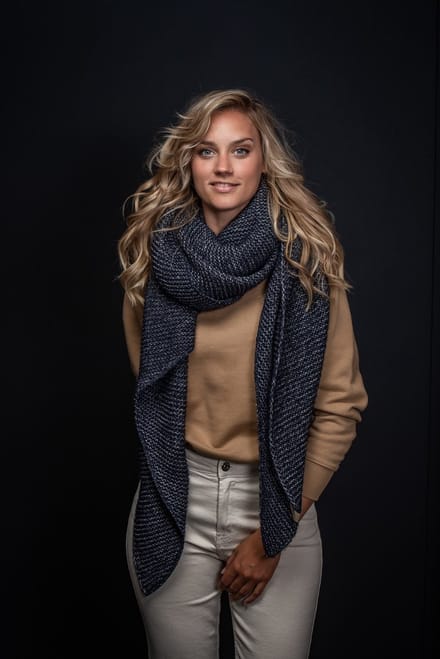 Omslagdoek Alaska - Oud zwart