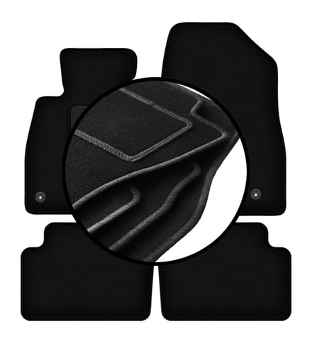 Complete set veloursmatten voor: Mazda 6 GJ III stationwagen (2012-)
