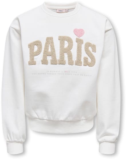 ONLY - KOGNAOMIE LS BOXY O-NECK PRINTED SWT Dames Trui