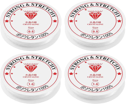 Elastische draad voor armbanden - Transparant, Duurzaam, 0,5-1,0 mm - Ideaal voor Sieraden Maken