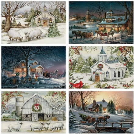 SUNMOOL Placemats - Hittebestendig - Onderleggers Placemats - 30 x 45cm - Type A - 6Stuks