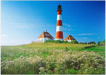 Legpuzzel 1000 Stukjes - Puzzel Kaart - Ontspanning Thuis - Gedetailleerd Landschap - 68 x 48 cm - Niet Gespecificeerd