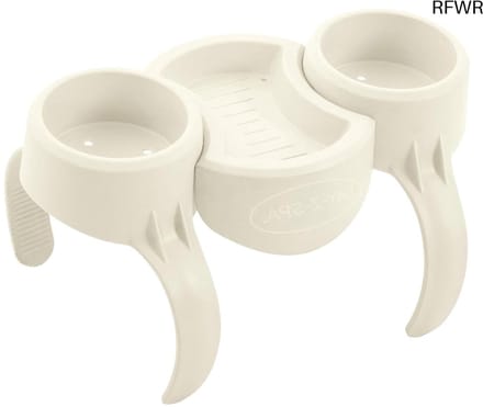 RFWR® Bekerhouder voor Spa en Jacuzzi - Set van 2, 35 x 23,2 x 20,5 cm, Wit