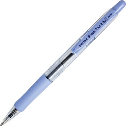 Penac Balpen - Sleek Touch - Pastel Blauw - 1.0mm - Blauw inkt