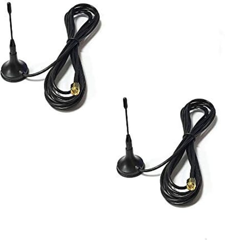 GSM Antenne Zuignap Magnetische Montage 2 Stuks 1,5 m 900/1800 MHz