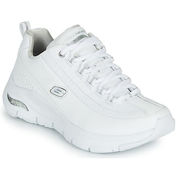 Skechers Arch Fit - Citi Drive Dames Sneakers - White/Silver