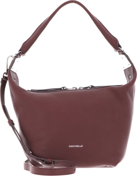 COCCINELLE Leren Schoudertas Mintha Handbag Carruba Bruine