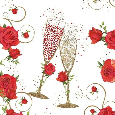 Lunch Servetten To Love - PPD - 33x33 cm