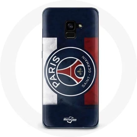 Coque - Paris Saint Germain - Galaxy A8 Plus - Souple - Logo PSG - Protection