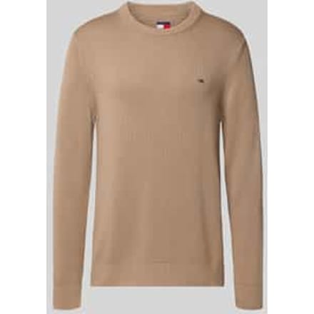Regular fit gebreide pullover van zuiver katoen