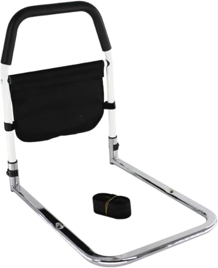 Bedhek - Bedstang Hulpmiddel - Veilig Opstaan - Antislip Grip - 52 x 50 cm - Grijs