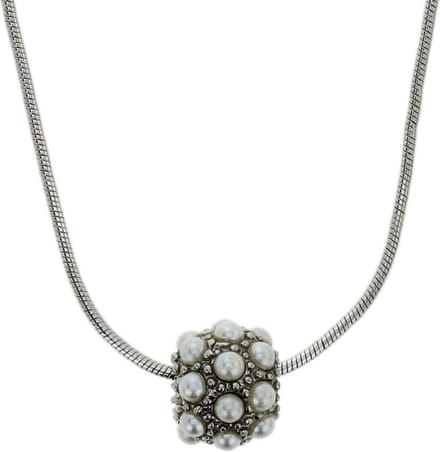 Behave Dames ketting zilver kleur minimalistisch