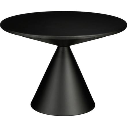 Mica Decorations Royale Bijzettafel - H42 x Ø60 cm - Metaal - Zwart
