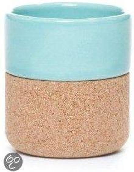 Amorim Cork Soulmate Drinkbeker - Porselein - 8 cm - Blauw