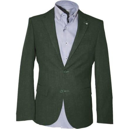 Carter & Davis - Casual colbert - Heren - 58 - Olijf - Polyester - 2628-9432