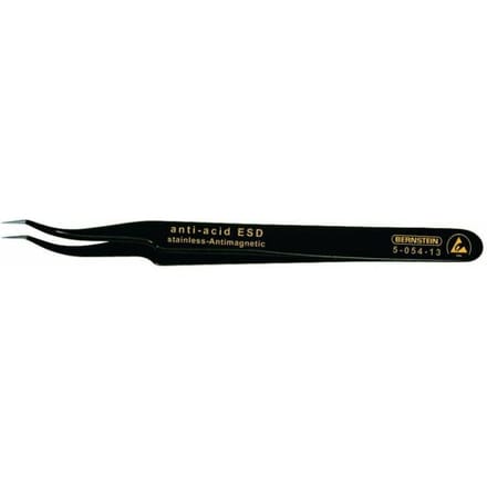 BERNSTEIN Tools for Electronics 5-054-13 SMD-pincet 7abb SA-ESD Sikkelspits, super-spits 120 mm