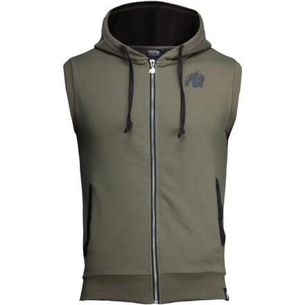 Hooded sweatshirt met rits Gorilla Wear Springfield