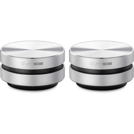 Haut-parleur BT sans fil à Conduction osseuse, Mini son stéréo Portable fort, micro intégré 2 pack argenté