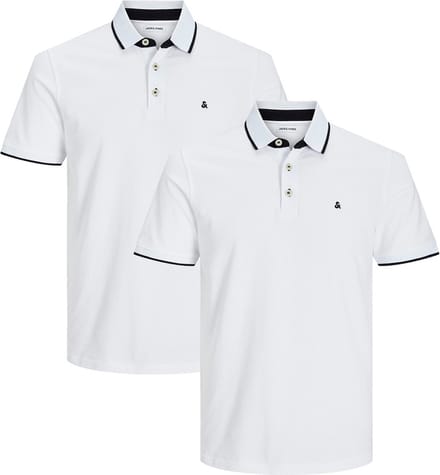 Jack & Jones Heren poloshirt 2 pack Paulos - Slim Fit