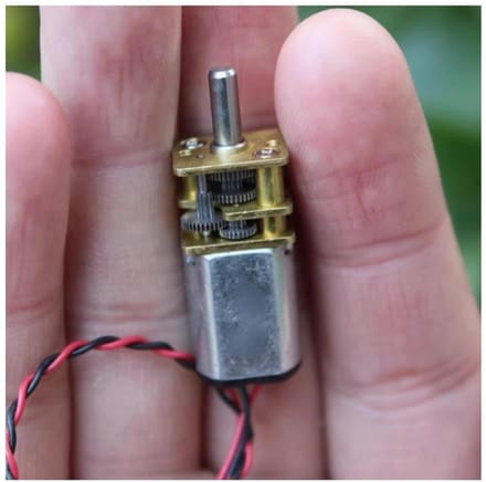 Mini Tandwielmotor - Micro DC motor - Doe-het-zelf projecten - Variabele snelheid - 10 stuks - Metaal