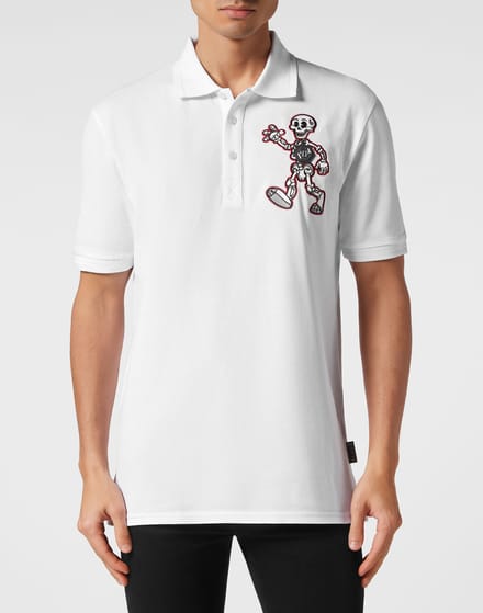 Poloshirt Skull