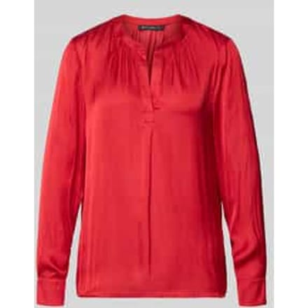 Blouseshirt met V-hals