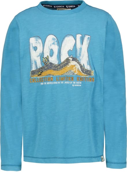 GARCIA Jongens T-shirt Blauw - Maat 104/110