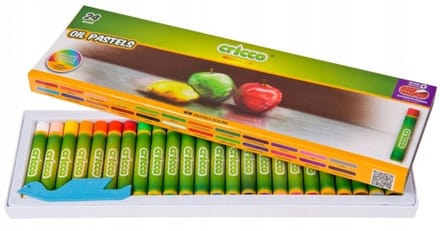 Cricco Oliepastels Set - 24 Levendige Kleuren voor Kinderen