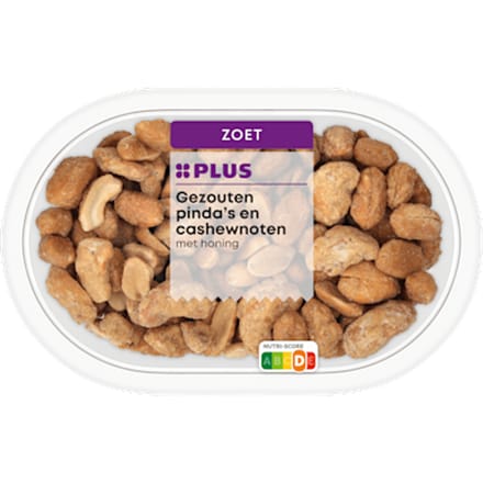Gezouten Pinda's & Cashew met honing
