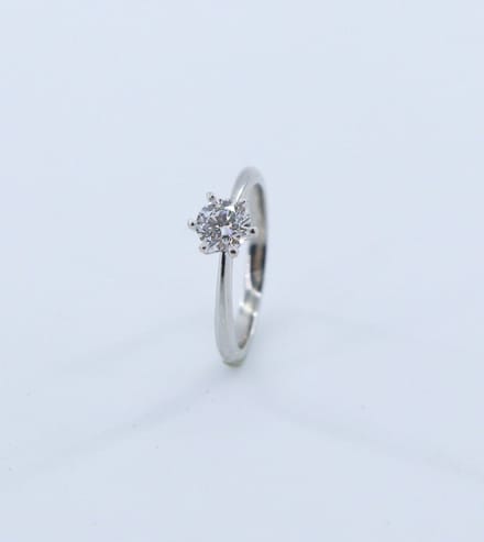 Lab Grown Diamant Ring 0.5 CT – IGI Certificaat – D Kleur VVS2 Kwaliteit – 925 Zilver – Solitaire Ring – Cadeau voor Haar