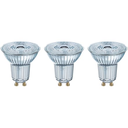 OSRAM LED reflector GU10 4,3W, universeel wit, 3 per-set